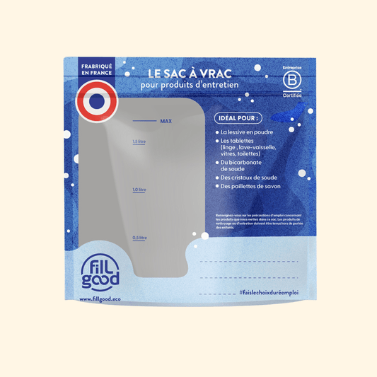 Sac doseur réutilisable - Produits d'entretien