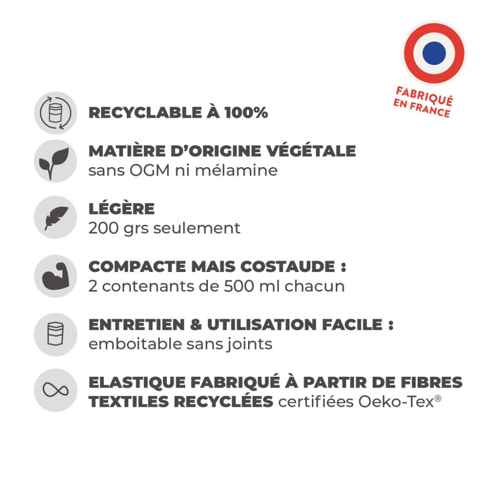 Bento végétal - Bleu