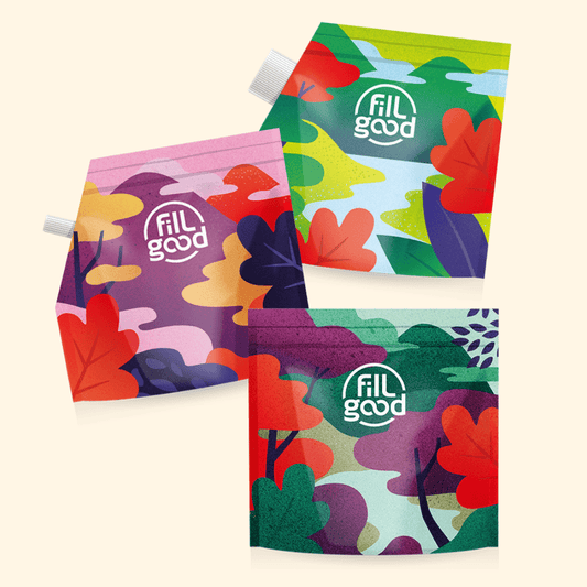 Sacs à vrac doseurs réutilisables x3