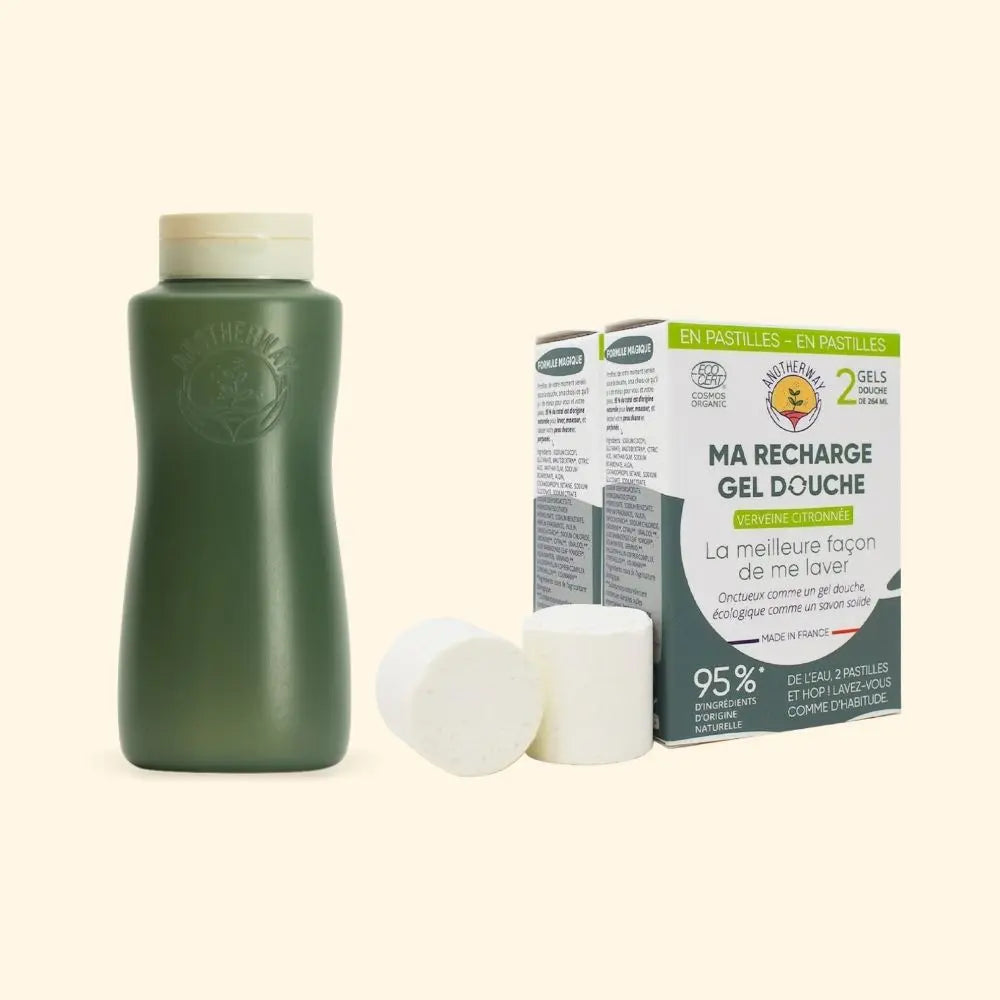 Gel douche (flacon + 4 recharges)