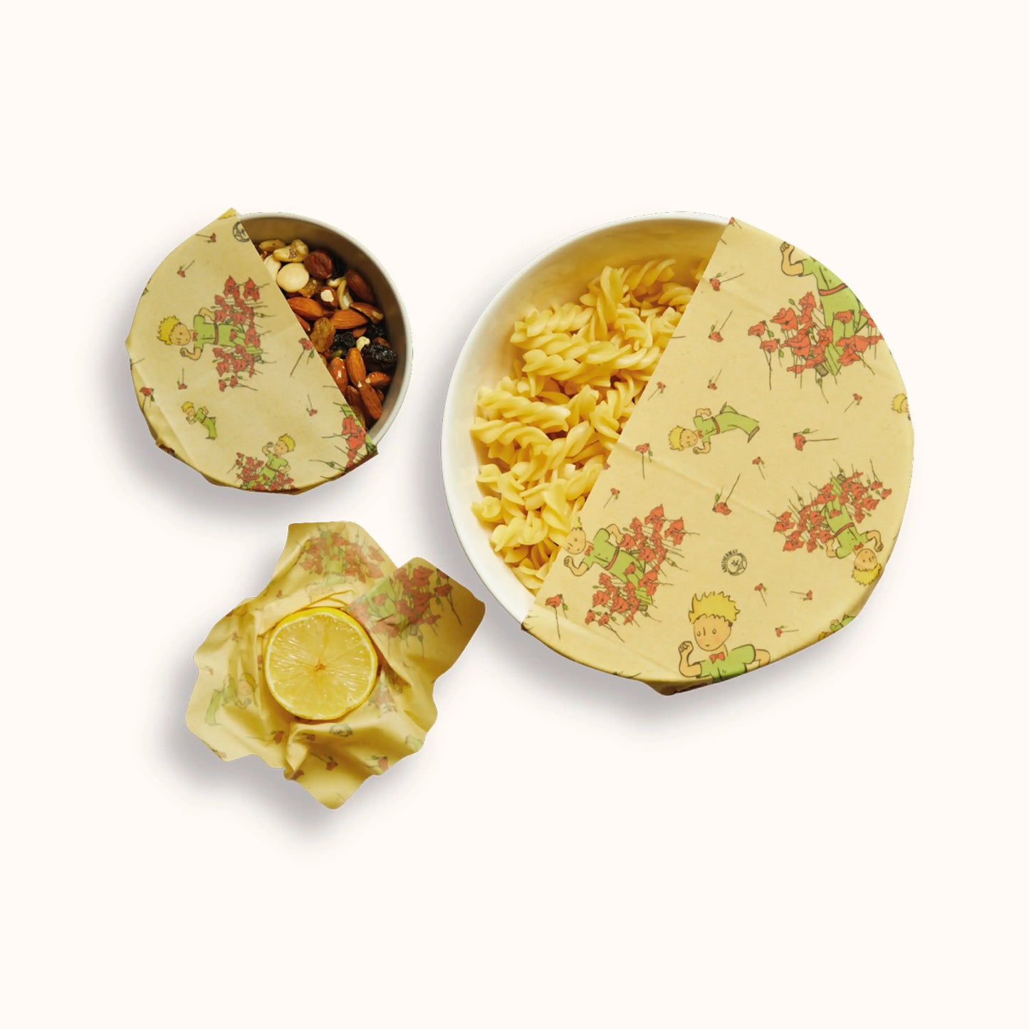 bee wrap petit prince emballage alimentaire réutilisable cire abeille