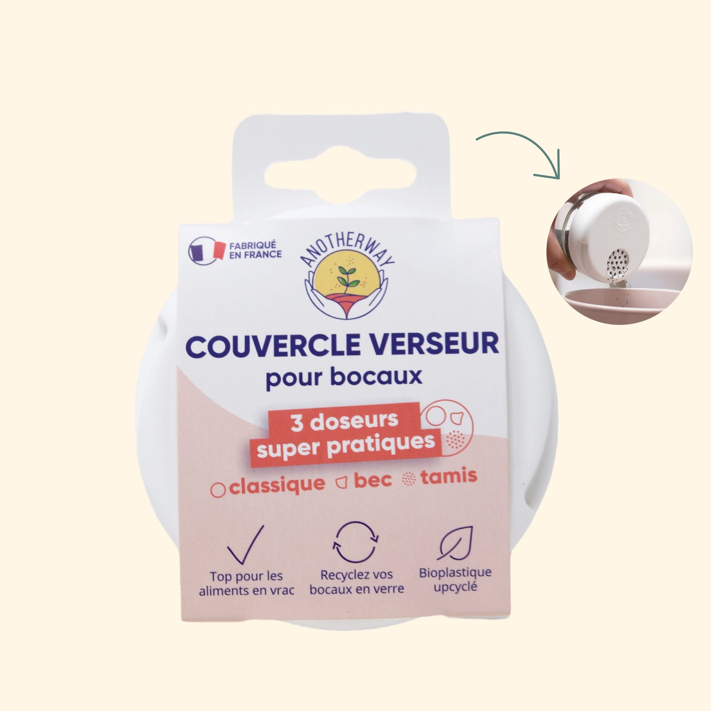 Couvercle verseur - Universel