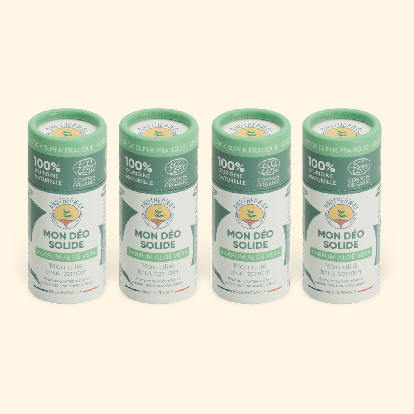 Déodorants efficaces Aloe Vera (x4)