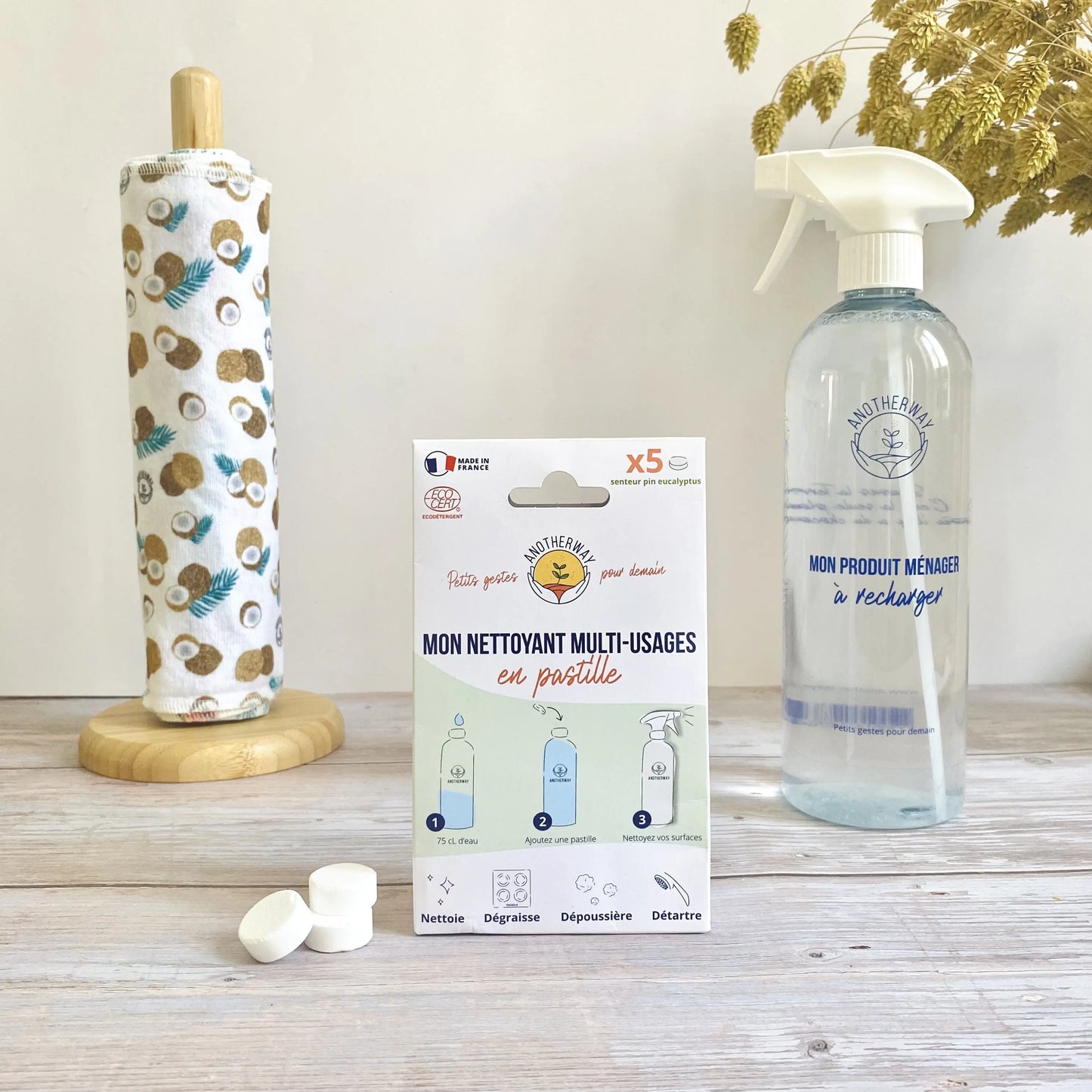 produit ménager naturel multi-usages nettoyant