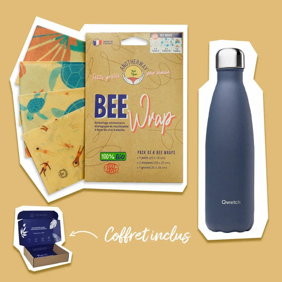 bee wrap gourde coffret cadeau