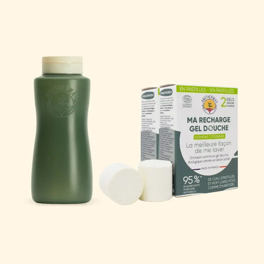 Gel douche (flacon + 4 recharges)