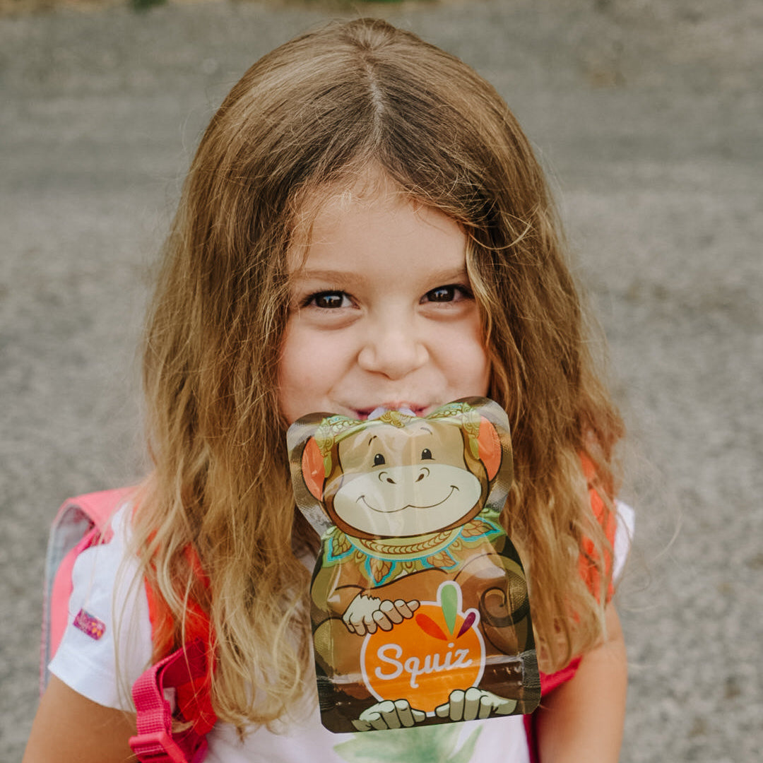 Gourdes compote réutilisables x7 - Carnaval