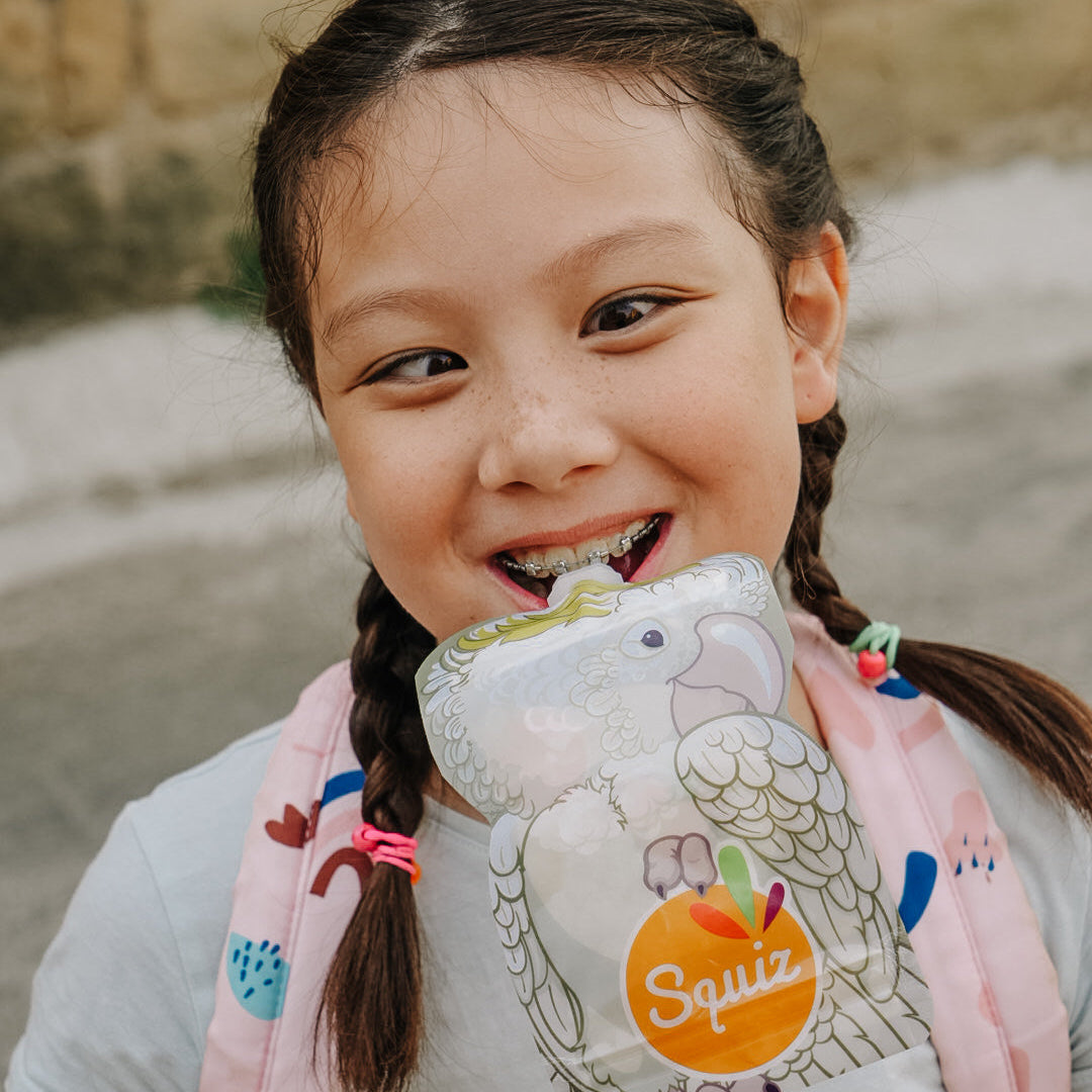 Gourdes compote réutilisables x4 - Amazonie