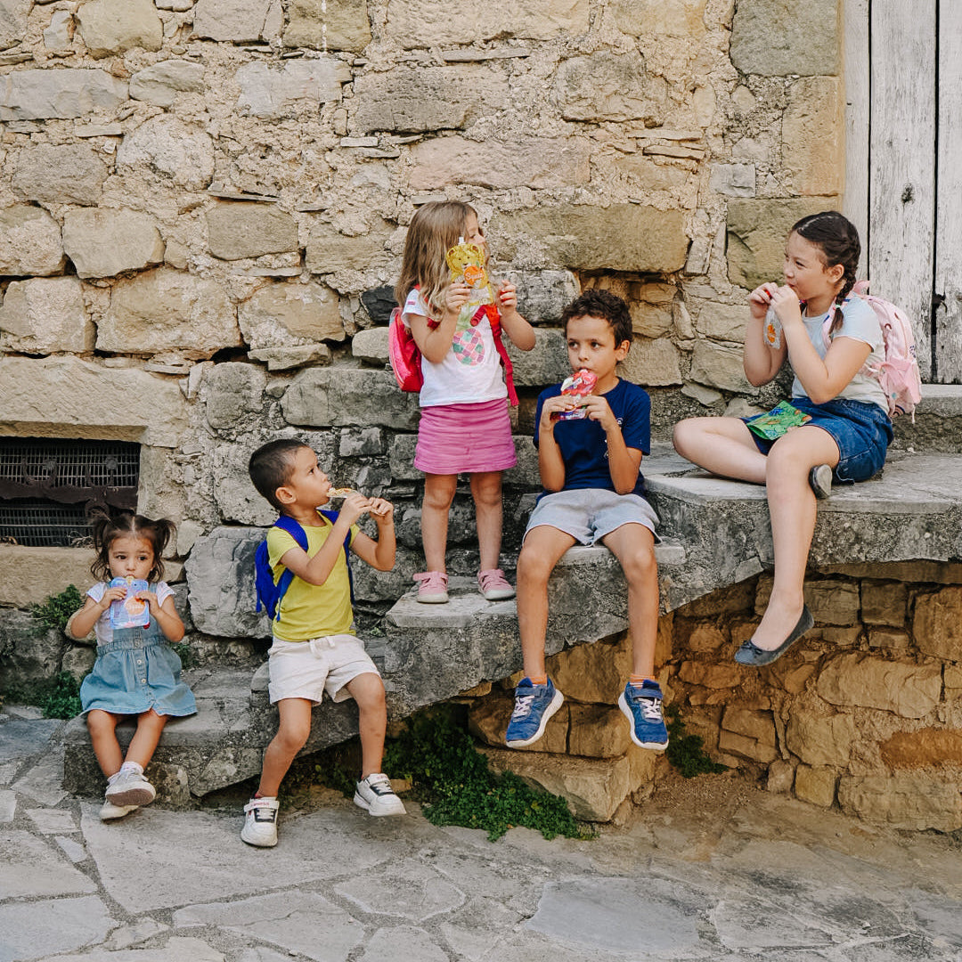 Gourdes compote réutilisables x3 - Carnaval