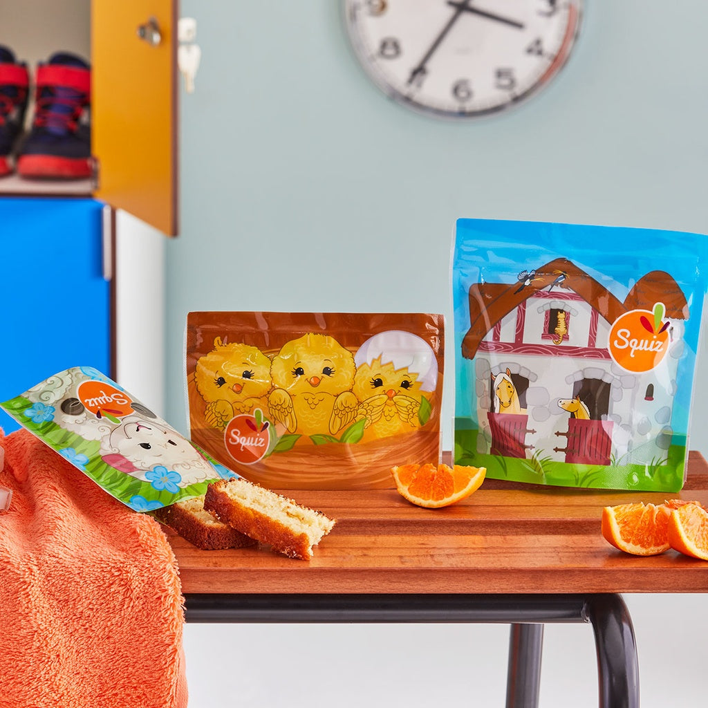 Sacs à goûter réutilisables x3