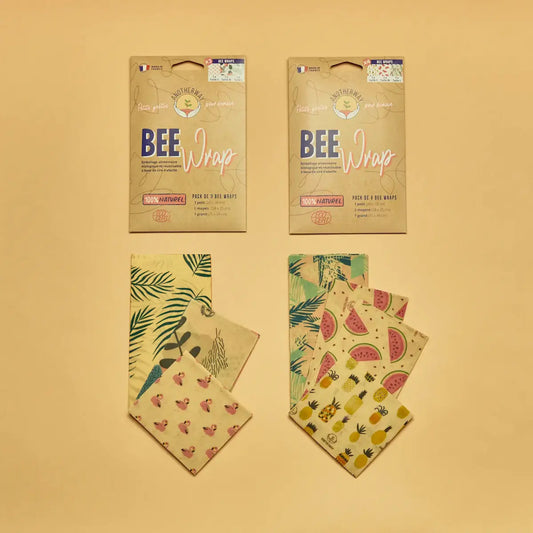 bee wrap emballage alimentaire réutilisable film alternative plastique 0 zéro déchet cire d'abeille