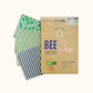 bee wrap bio naturel végétal emballage bio alimentaire réutilisable film plastique lavable