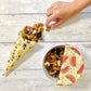 bee wrap mélange fruit bol emballage alimentaire réutilisable lavable