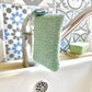 éponge lavable réutilisable verte vaisselle évier suspendue