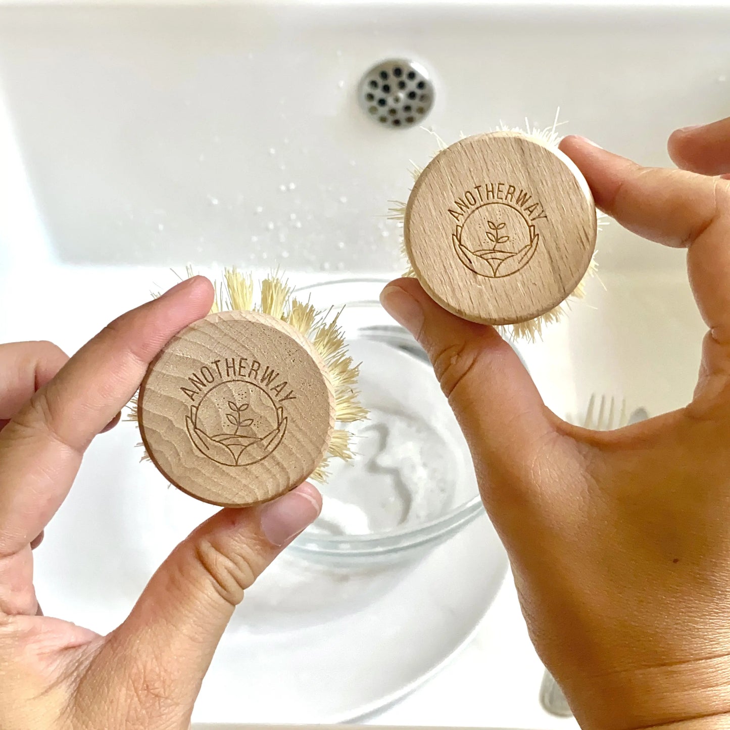 recharge brosse vaisselle changeable bois vegan